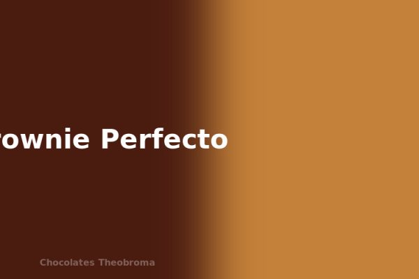 Brownie Perfecto con Chocolate Semiamargo