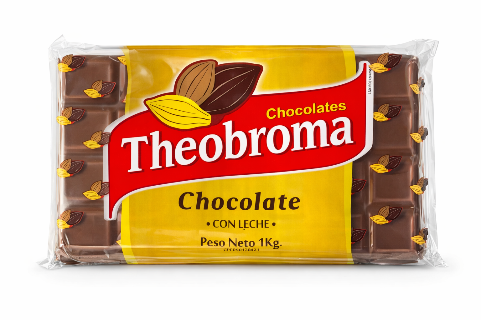 Chocolate con Leche Theobroma con 38% mínimo de cacao