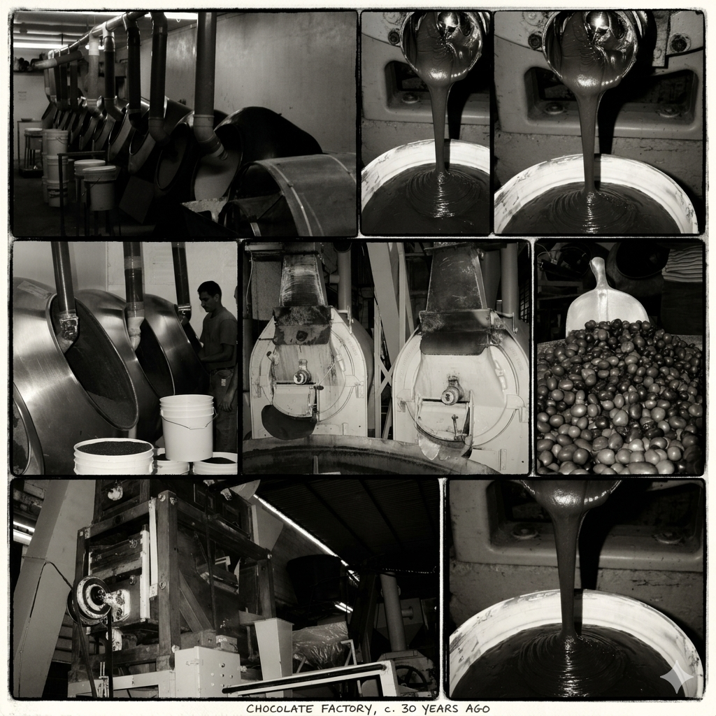 Historia de Chocolates Theobroma — fábrica desde 1996 en Charallave, Venezuela