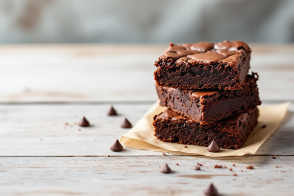 Brownie Perfecto con Chocolate Semiamargo