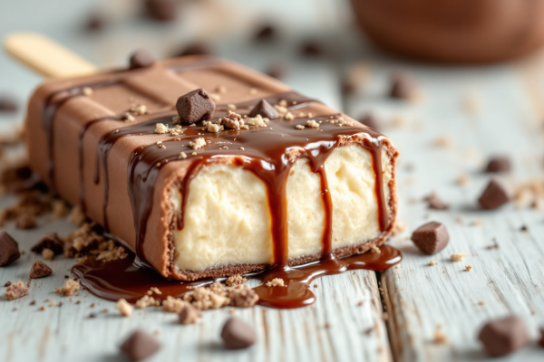 Paletas Heladas Bañadas en Chocolate (estilo bombón)
