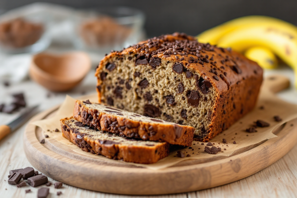 Pan de Cambur con Chocolate (Banana Bread Venezolano)